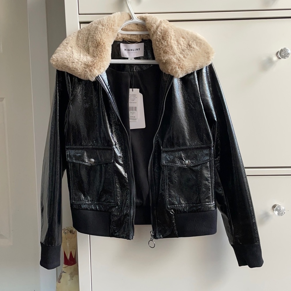 Black Bomber Jacket